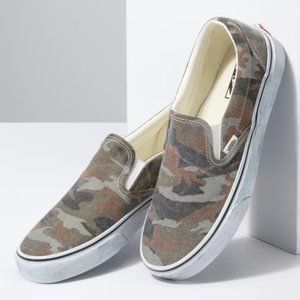 camo vans womens